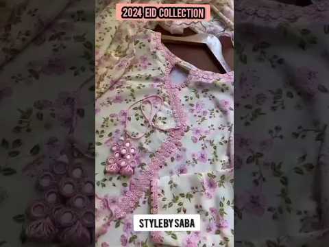 Trending 2024 Eid special  frock #2024 #stitchingideas #Style by Saba