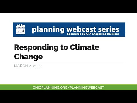 Responding to Climate Change