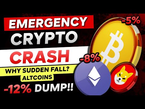 🛑 Bitcoin & Altcoins CRASHING HARD!! | Why Sudden Dump? Major Reasons? | Bitcoin Crash Today