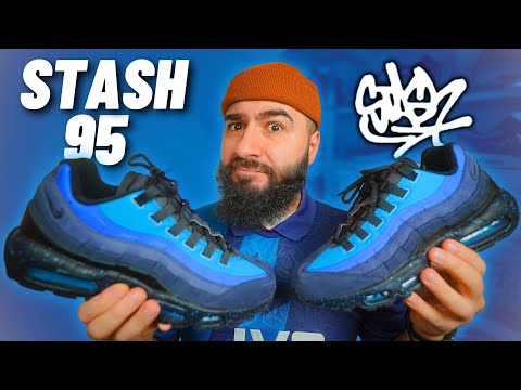 BLUE IS BACK! Air Max 95 STASH Unboxing & Sizing Info