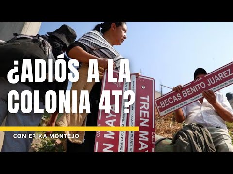 Vecinos retiran letreros de la colonia “Cuarta transformación” | La calle #adn40radio