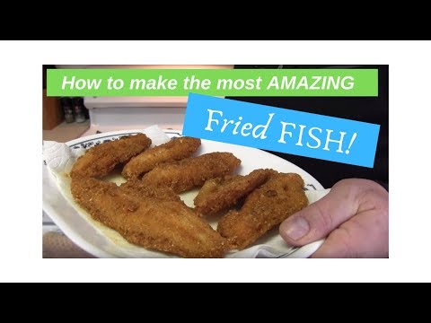 The BEST way to fry fish! How to make amazing fried fish!