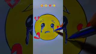 Broken heart / Emoji  satisfying creative Art #creativeartist #mairoya #Brokenheartstatus #arttricks