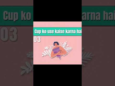 Menstrual cup tutorial- cup kaise use karte hain? Dr Cuterus explains #periods #womenshealth #doctor