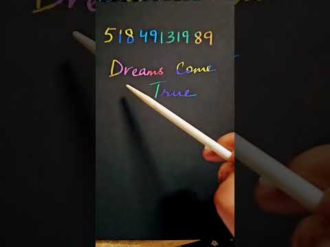 DREAM COME TRUE | SACRED CODE FOR DREAM FULFILLMENT | WRITE | CHANT  | MAGIC NUMBER | #tarot#