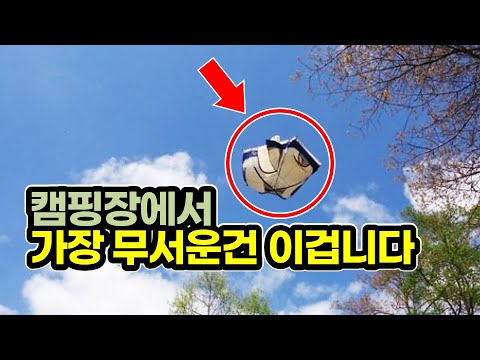 사실 캠핑장에서 가장 무서운 것은 이겁니다 / 가장 먼저 해야할것 / 캠핑 / Camping