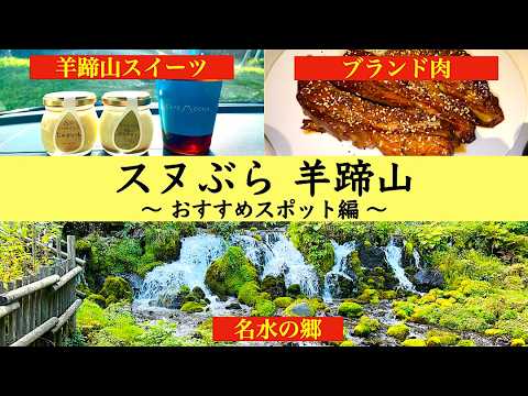 【（プチ）スヌぶら　羊蹄山　〜おすすめスポット編〜】羊蹄山の湧水を汲み放題 名水の郷　羊蹄山スイーツ『京極プリン』 羊蹄山ブランド肉『真狩ハーブ豚』デカ盛りスペアリブに驚愕