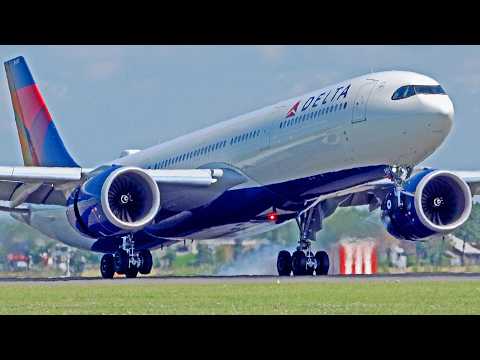 37 HEAVY LANDINGS & TAKE OFFS | A380, B747-400F, A350, B777 | Amsterdam Schiphol Airport Spotting