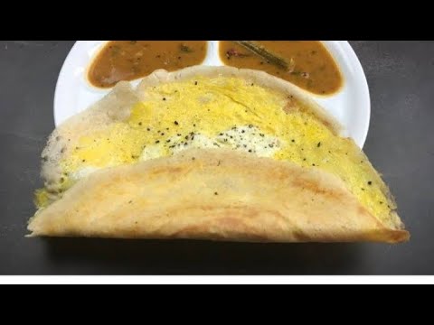 How to make egg 🥚 Dosa