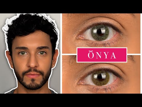 NEW Onya Prismatica Contact Lenses | Refine Hazel & Vector Green