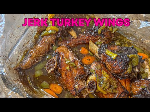 Oven Bag Jerk Turkey Wings recipe