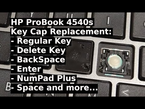 How to Repair KeyCap Key Cap HP ProBook 4540s