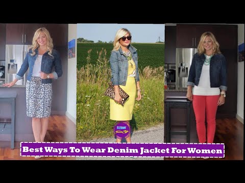 Best Ways To Wear Denim Jacket For Women | How to Style a Denim Jacket | How To Wear A Denim Jacket