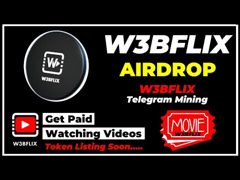 W3bFlix Airdrop || How To Start W3bflix Telegram Mining || W3bflix Telegram Mining Bot #w3bflix