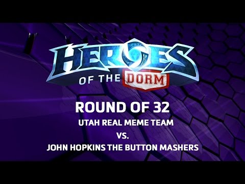 Heroes of the Dorm 2016 - Round of 32 Match 4 - Johns Hopkins vs Utah