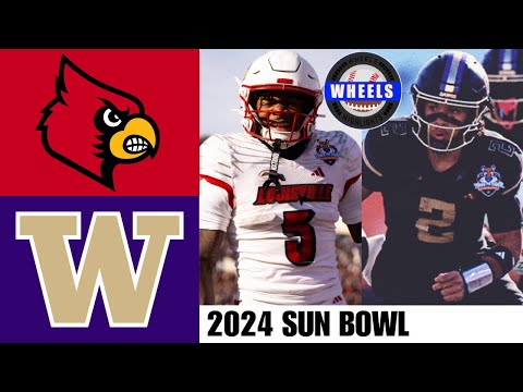 Louisville vs Washington (CRAZY GAME!) | Sun Bowl | 2024 College Football Highlights