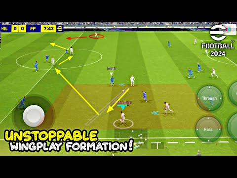 Dangerous Wingplay Formation You Must Try eFootball 2024 Mobile