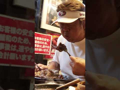 【ステーキハウスリベラ】長州力が横綱ステーキを爆食い!!【再訪】 #Shorts