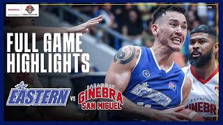 EASTERN vs. GINEBRA | FULL GAME HIGHLIGHTS | PBA SEASON 49 COMMISSIONER’S CUP | DEC. 15, 2024