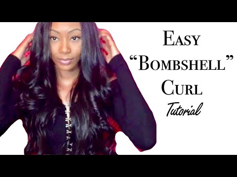 How to curl your hair - Bombshell Curls  ❤️ Affordable Amazon Hair 1 month Review - LONG YAO HAIR ‼️