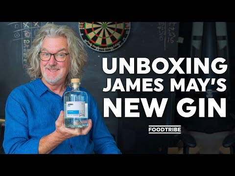 James May unboxing the first bottle of his new gin!