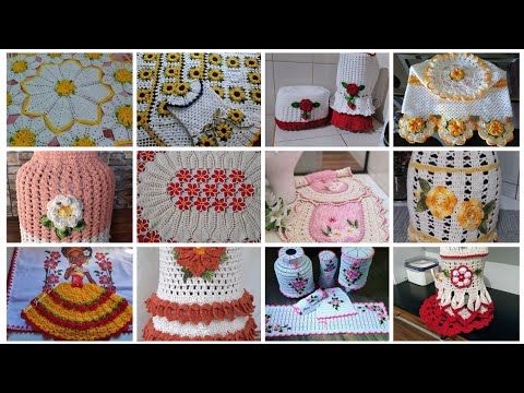 Ideas nuevas y muy atractivas y hermosas de patrones de crochet hechos a mano para el hogar