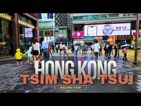 Exploring Tsim Sha Tsui: A Rainy Morning Walk in Hong Kong's Bustling Heart #hongkong #tsimshatsui