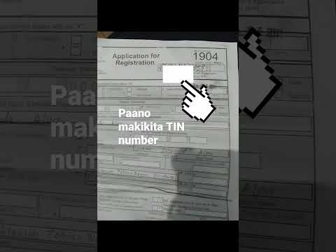 Paano Makita TIN number #paanohanapintinnumber#TINnumber#TINnumber