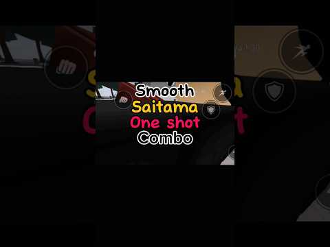 Smooth Saitama one shot combo #saitamabattlegrounds #strongestbattlegrounds #games