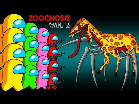 어몽어스 | AMONG US vs Giraffe in ZOOCHOISIS Characters | Among Us Animation