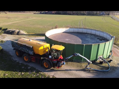 Gülleausbringung 2022 mit einem Vredo Selbstfahrer im südlichen Emsland