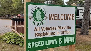 Campground Review ~ St Cloud Minnesota [Clearwater RV Park]