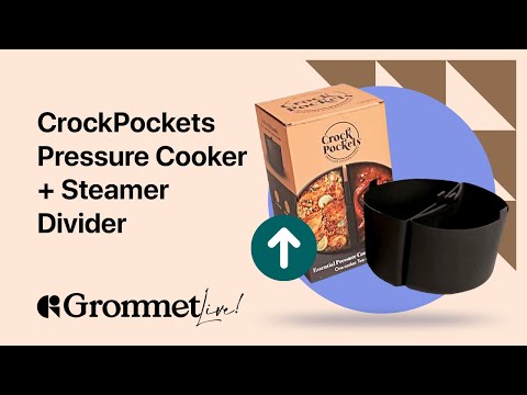 Cook 2 Unique Meals in 1 Pressure Cooker with CrockPockets | Grommet Live