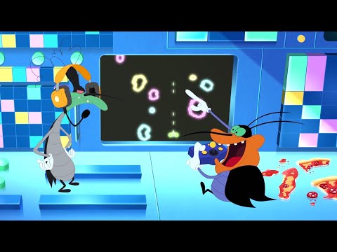 Oggy and the Cockroaches - Space games (SEASON 5) BEST CARTOON COLLECTION | New Episodes in HD