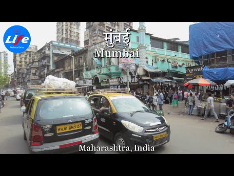 Mumbai 4K City Ride - Nagpada | Mohammed Ali Rd | Kalbadevi | CSMT