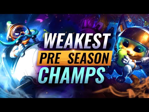 10 Champions to Avoid in the PRESEASON - League of Legends