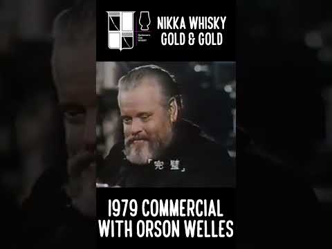 1979 Nikka Whisky G&G Gold & Gold Commercial with Orson Welles