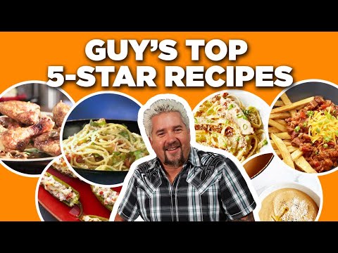 Guy Fieri's Top 5-Star Recipe Videos | Guy's Big Bite | Food Network