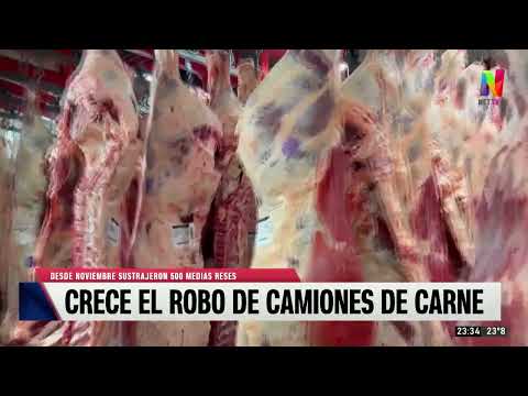 Crece el robo de camiones de carne: desde noviembre sustrajeron 500 medias reses