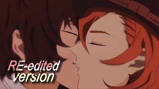 Fan-made ❤ Dazai x Chuuya 💖 Kiss scene (RE-edited) 💖 BSD