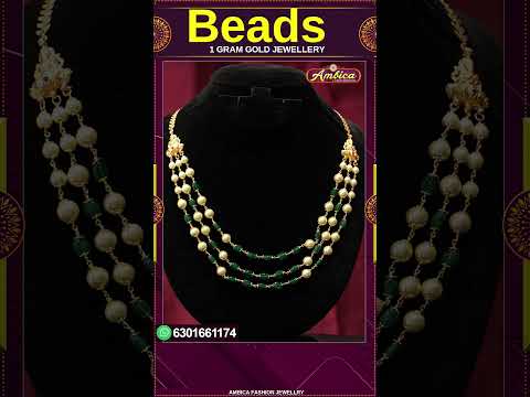 #Shorts Beads Collcetion | 1 Gram Gold Jewellery