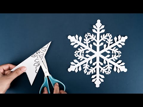 Paper Snowflakes #61 - How to make Snowflakes out of paper - Christmas Ornaments