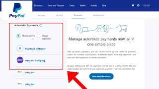 How to Cancel AUTOPAY on Paypal (Stop Automatic Yearly Monthly Payment Keep Charging Subscription)