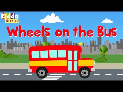 Wheels on the bus go round and round | Nursery Rhymes