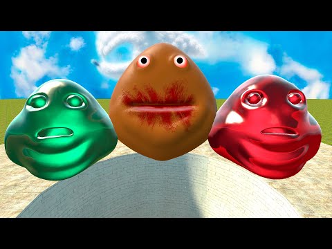 SECRET 😱 BIG PIT RUBY POU KILLER BOU FROM BOU'S REVENGE In Garry's Mod!