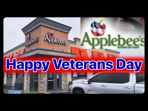 Let's Try Applebee's on Veteran's Day!