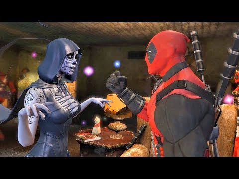 Wade Dances With His Beloved Death (Deadpool Game)