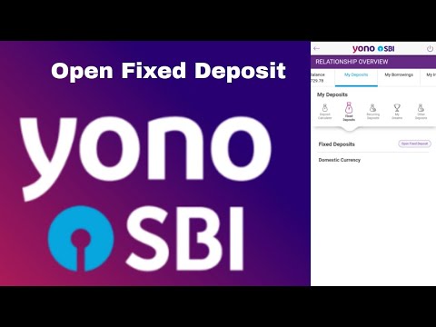 how to open fixed deposit in yono sbi