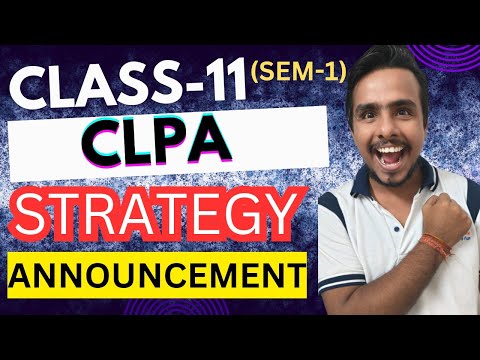 CLPA Announcement || CLASS 11 | #wbboard #wbchseboard #wbchse #westbengalboard #wbbse #law #ajeducom